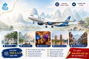 Chương trình 4 ngày 3 đêm | Quế Lâm - Dương Sóc