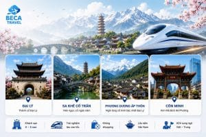 Chương trình 5 ngày 4 đêm | Hà Khẩu - Côn Minh - Đại Lý