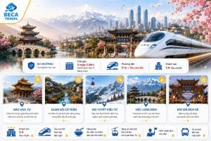 Chương trình 4 ngày 4 đêm | Hà Nội - Côn Minh - Kiệu Tử Sơn