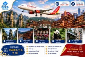 Chương trình 5 ngày 4 đêm | Hà Nội - Trương Gia Giới - Phượng Hoàng Cổ Trấn